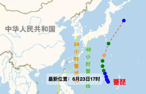 2021年第五號臺風“琵琶”生成 深圳本周暴雨不斷